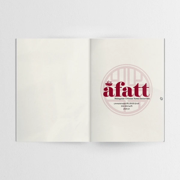 A Fatt Restaurant Menu hover